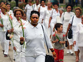 Berta Soler: «Mientras haya presos políticos, habrá damas de blanco»